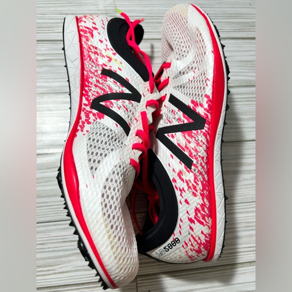 New Balance‎ Women’s Track Shoes with spikes white and pink Size 9 LD5000 - Picture 8 of 12